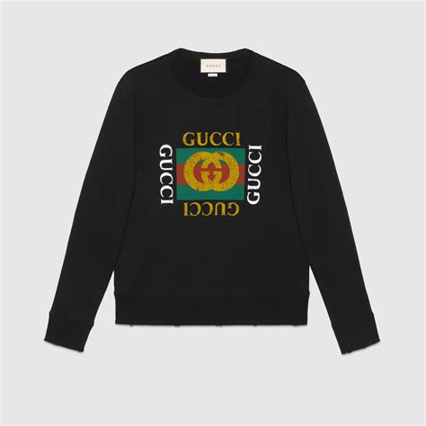 felpe gucci originali per bambino|Felpa in cotone con cappuccio e logo in Bianco .